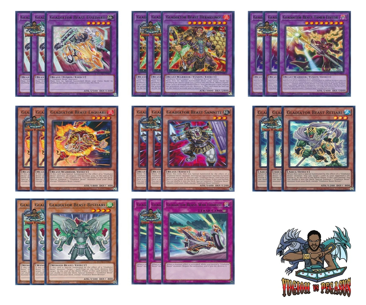 Yugioh Gladiator Beast Deck for sale