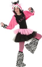 5pc Monstar Cyclops Eye Monster RAWRA Hoodie Halloween Costume Tween M/L 8-14