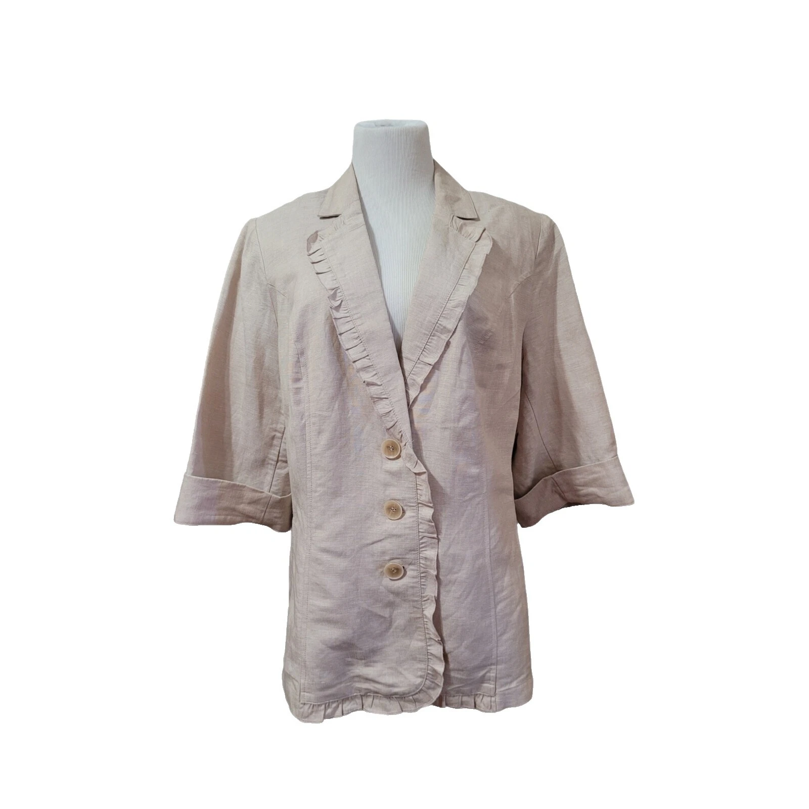 Mistura de linho Lane Bryant ternos e Terno Separa para mulheres