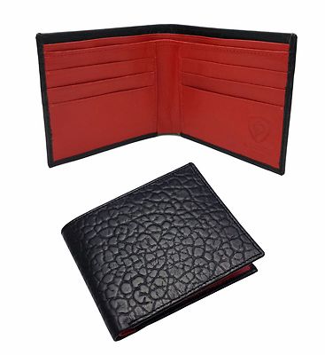 red designer card holder