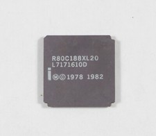 80286 CPU - Intel R80C188XL20 - AS-IS - NO TARIFF