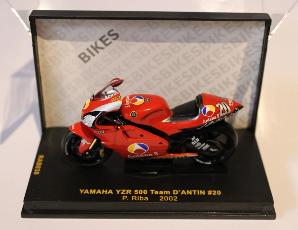 IXO 1/24th RAB038 Yamaha YZR 500 Team D'Antin #20 P.Riba MotoGP 2002 Foto 2 de 3