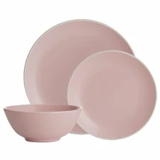 Mason Cash | Classic Collection 12-Piece Dinnerware Set - Pink