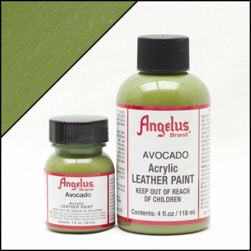 Angelus Acrylic Leather Paint for Sneakers Shoes Bags Trainers Boots 1oz/4oz UK - Picture 2 of 76