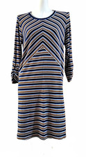 Apt. 9 Comfortable Pullover Striped Shift Dress - Large