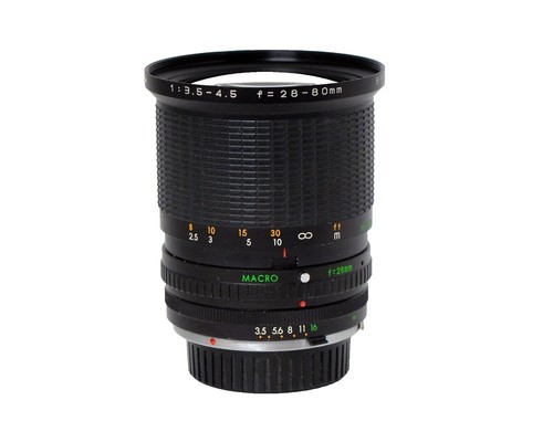 Tamron SP 28-80mm F3.5-4.2 Lens, Minolta MD Mount, Macro , Made in
