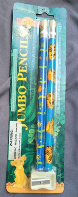 Vintage The Lion King 2 Jumbo Pencils Sharpener Disney  1990s New In Package 