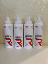 4X-Bottles Red Medical Supplies Multi-Device Conductive Gel 8.45floz/250mL