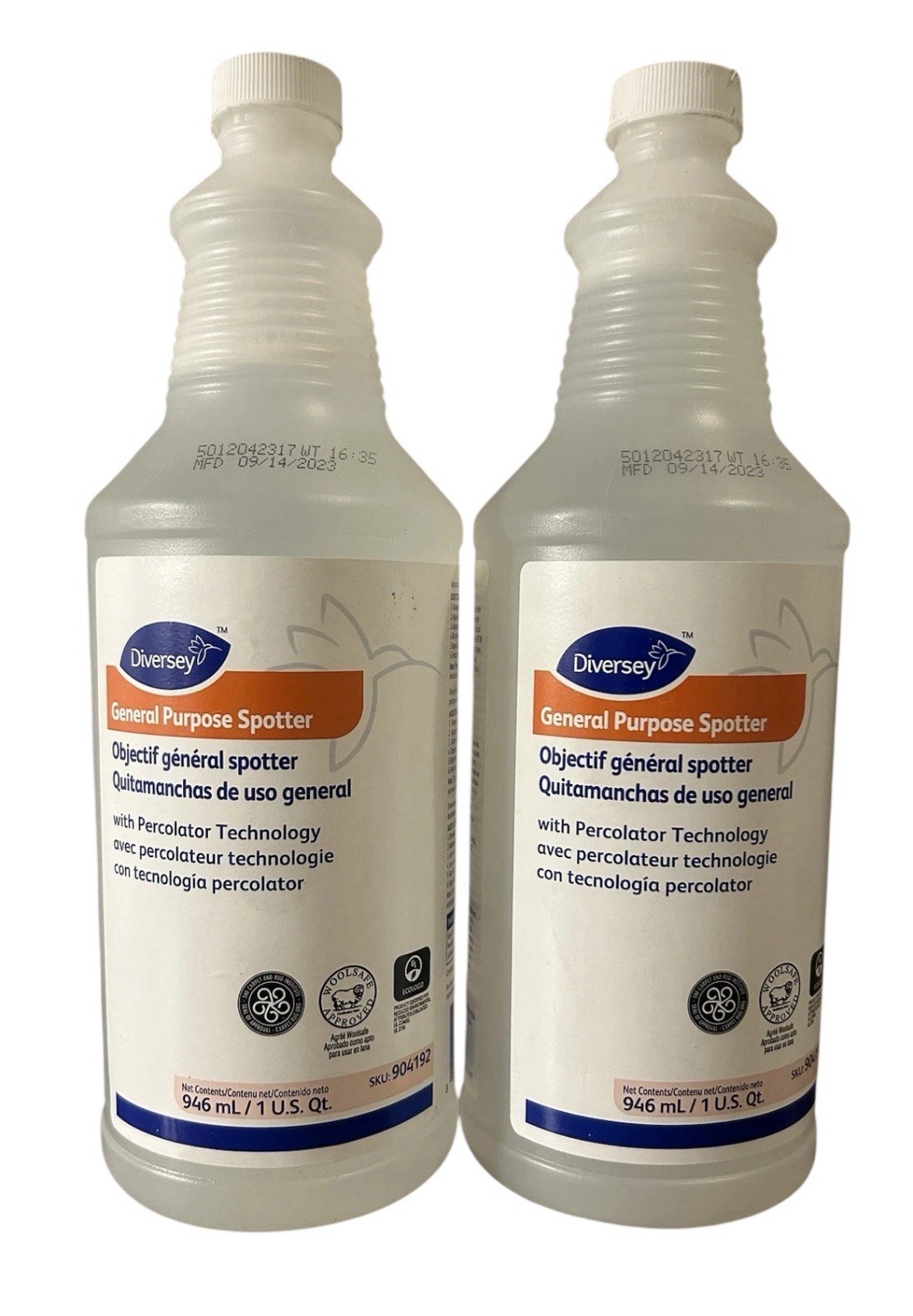 Diversey General Purpose Spotter Liquid 2-Pack Free Shipping SKU 904192