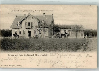 13528654 - 8401 Kleintrebnitz Gasthaus zum gruenen Wald Reiter Kutsche