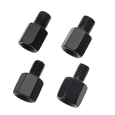 4x Motorcycle Mirrors Adapter Height Adjustment M10 to M8/10 Thread LH/RH