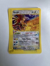 Pokemon Skyridge Ho-Oh Crystal Type Box Topper 11/12 Oversized Rare 2003