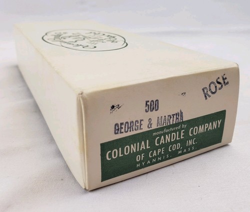 Vintage Colonial Candle Co Cape Cod George & Martha Washington Figural Candles - Picture 7 of 14