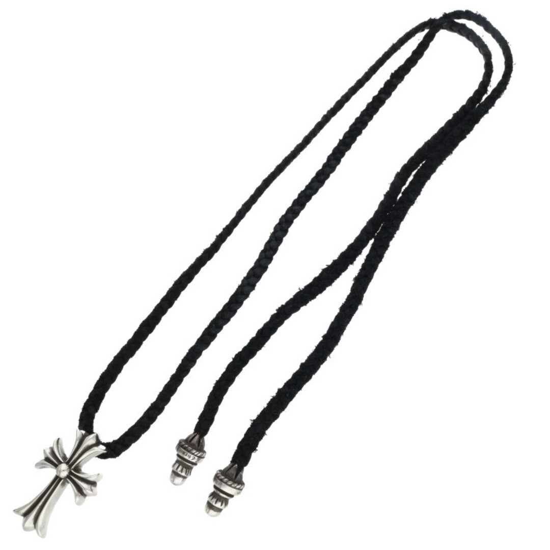 Chrome Hearts CH CRS SML BC Small Cross Bolo Tip W Silver Necklace Men's Used a3 thumbnail 3