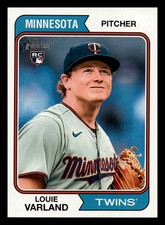 Louie Varland RC 2023 Topps Heritage #46 Rookie Minnesota Twins Mint