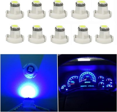 10x Blue T3 Neo Wedge Led 3030 SMD Chip 8mm Base Car Dash Instrument Light