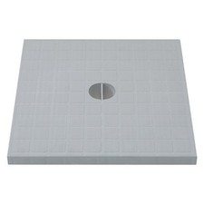 Coperchio per Pozzetto Monolitico Polipropilene Grigio 30 x 30 cm