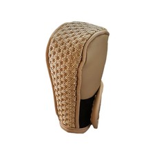 Beige Universal Schaltknauf Abdeckung Bezug Überzieher Schalthebel Schutz