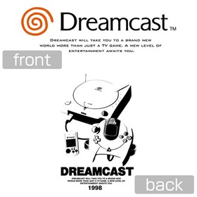 Dreamcast Hard T-shirt WHITE XLSize