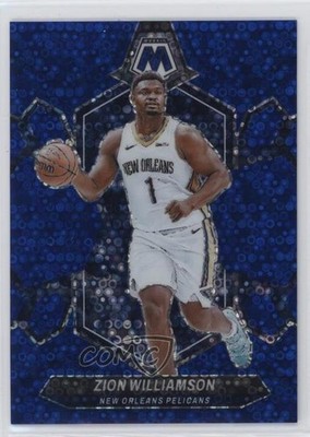 2023-24 Panini Mosaic Fast Break Blue Prizm 66/85 Zion Williamson #32 11ng