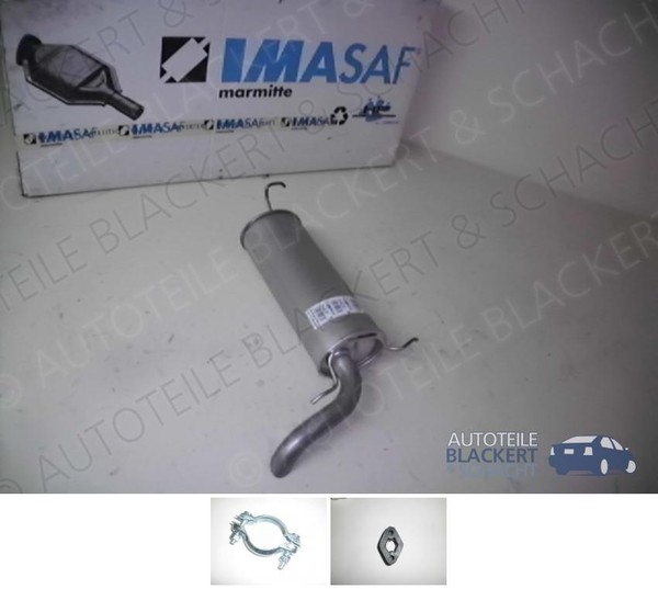 Imasaf ESD Auspuff Endtopf für Citroen Ax, EndschalldäMpfer-image