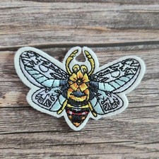 Gorgeous Boho Hippie Hippy Bee Nature Outdoors Iron On Patch