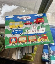 Vintage Connor Peek A Puzzle Vehicles