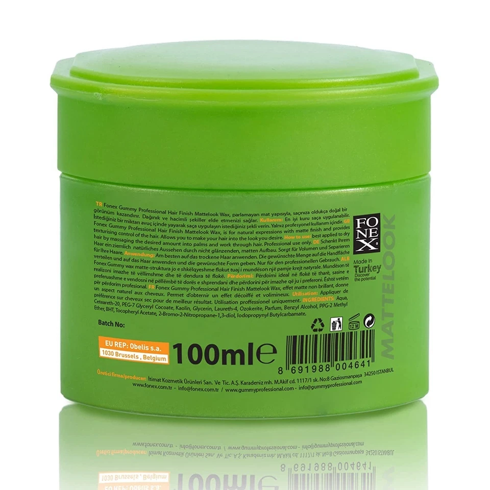 Fonex Matte Look Haarwachs 100 ml - Mattes Hairwax für alle Haartypen - 6 er Set - Bild 2 von 4