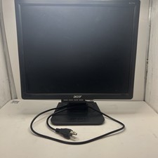 Acer LCD Computer Monitor 17  - Model AL1716F w/ AC Power