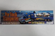 2000 Sunoco Pro-Stock Transporter W/Live Action Stock Car - NEW