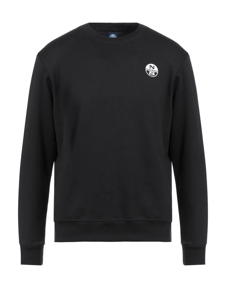 NORTH SAILS Sweatshirt Size S Logo Black Long Sleeves Round Neck - image 3 of 4