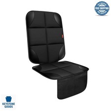 Waterproof Car Seat Protector with Thick Padding  Mesh Pockets
