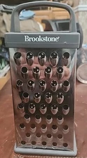 Brookstone Gourmet 4-Sided Stainless Steel Box Grater