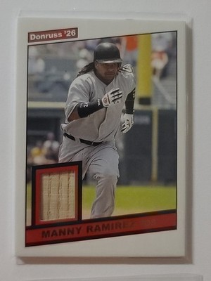 2026 Donruss BB 1986 Retro Bat Relic Manny Ramirez #RM-MR Boston Red Sox