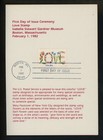 US FDC #1951 USPS Ceremony Program 1982 Boston MA Love Stamp Flowers — photo 3