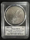 2021-(S) American Silver Eagle Type 2 PCGS MS70 Emergency Issue