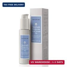 Naturium Quadruple Hyaluronic Acid Serum 5%, Hydrating & Plumping Face Serum, An