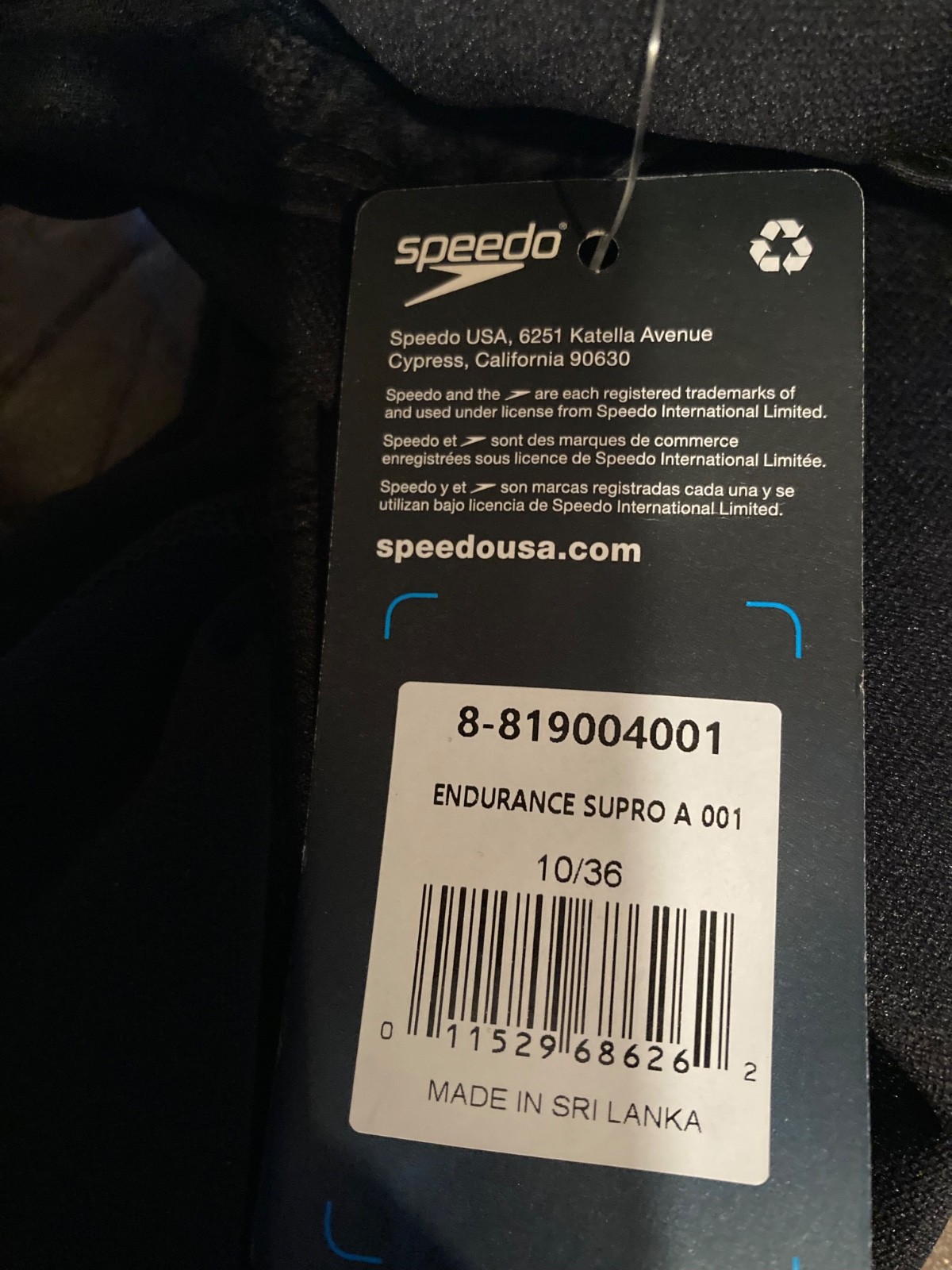 Speedo Women's Swimsuit Endurance+ Super Pro Solid Adult Black 8/34 10/36 NWT