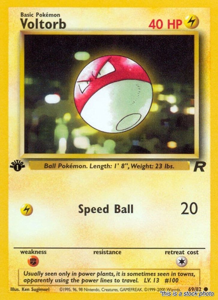 Pokemon Unlimited Voltorb [TR - 69/82 MP]