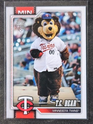 T.C. BEAR 2026 Topps Series One 75 Years Mascots #M-10 MINNESOTA TWINS Mint
