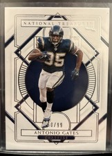 2020 Panini National Treasures - Chargers Antonio Gates #54 /99
