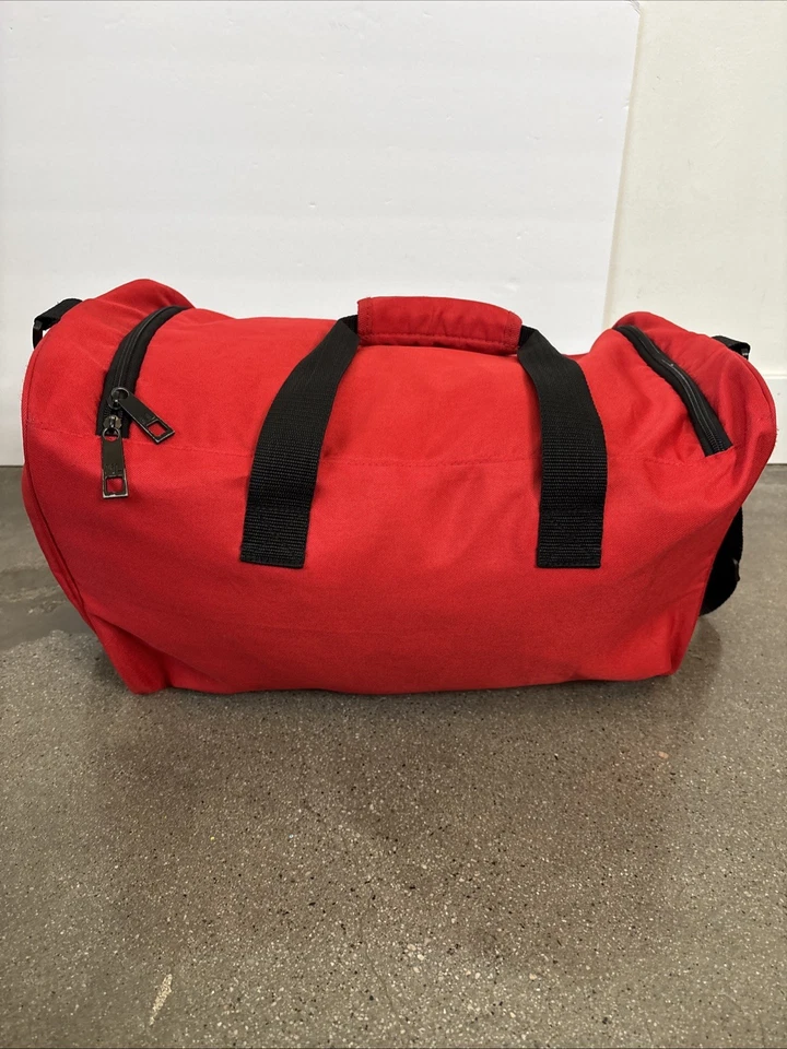 Karl Lagerfeld Paris Red & Black Duffle Bag Karl & Kitty Design - Image 3 of 4