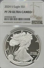 2024 S Proof Silver American Eagle NGC Pf 70 UC