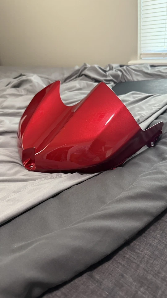 Cubierta de cubierta de plástico para medio tanque apta para Yamaha YZF R6 2008-2016 roja Foto 3 de 4
