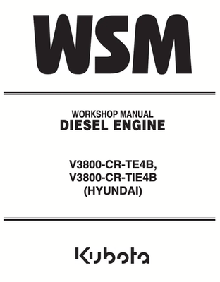 #ad Kubota V3800 2012 Service Manual $24.71