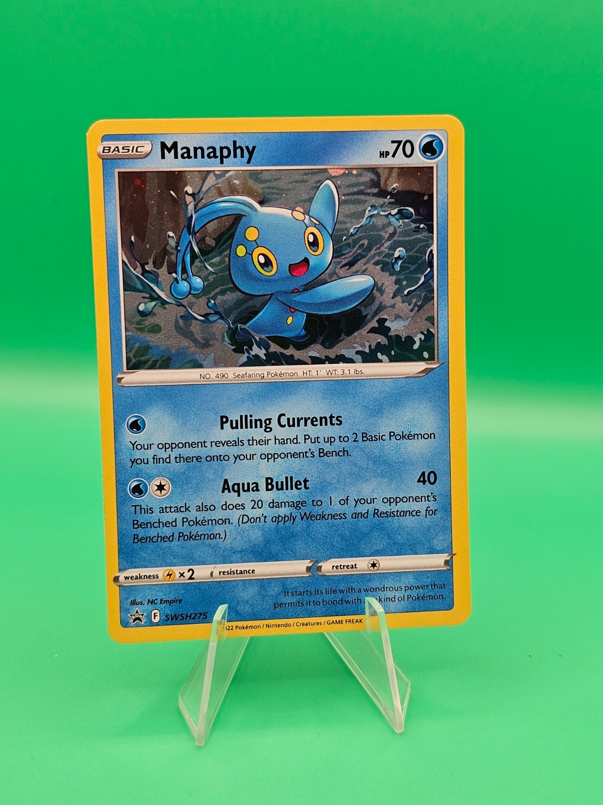 Pokémon TCG Manaphy SWSH275 SWSH: Sword & Shield Black Star Promo Cards Holo