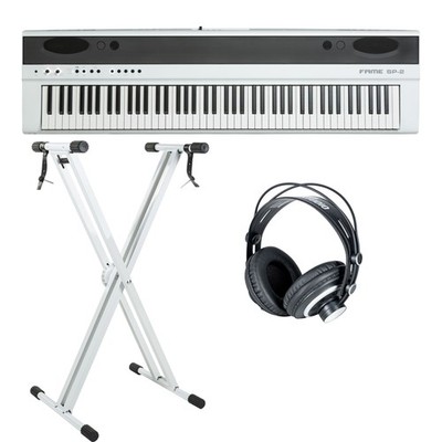 Fame SP-2 White - Stagepiano-Set