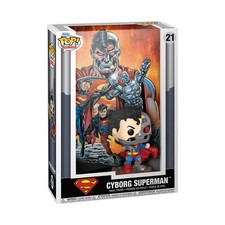 FUNKO Pop! Comic Cover: DC - Cyborg Superman - DC Comics- Figura de Vinilo Colec