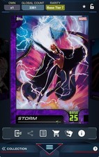 Topps Marvel Collect 2025 Base Series 1 Purple Energy Tier 7 - Storm