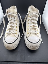 Converse Chuck Taylor All Star High Top Lona Natural con Ojales Dorados W 6.5